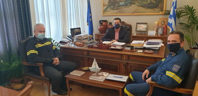 Με τον νέο Διοικητή Π.Υ. Αιτωλοακαρνανίας συναντήθηκε ο Δήμαρχος Αγρινίου