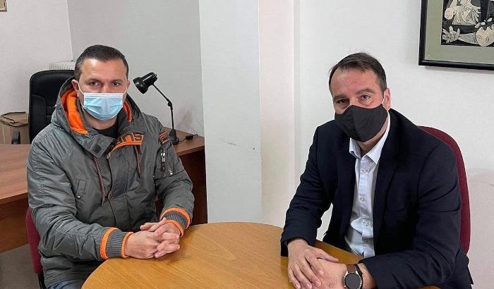 Συνάντηση Παπαθανάση με τον Πρόεδρο του Εμποροβιομηχανικού Συλλόγου Μεσολογγίου