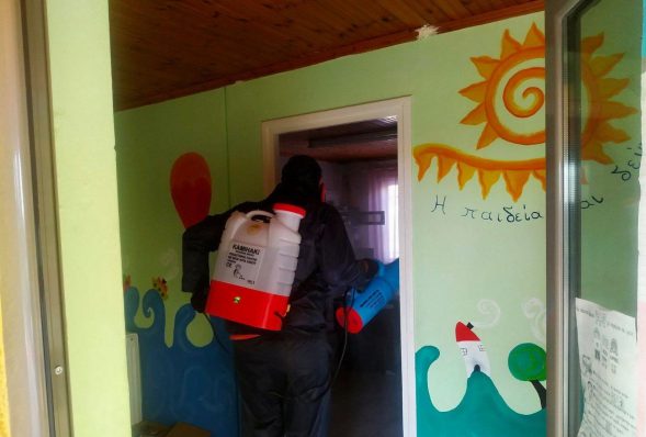 Λουκέτο σε 4 σχολεία στη Ναύπακτο λόγω COVID19- Στο “φουλ” οι απολυμάνσεις!