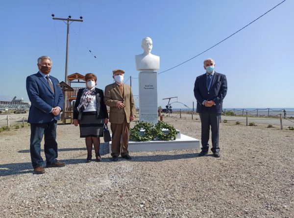 Η νέα προτομή του Κωστή Παλαμά κοσμεί το Μουσείο Άλατος