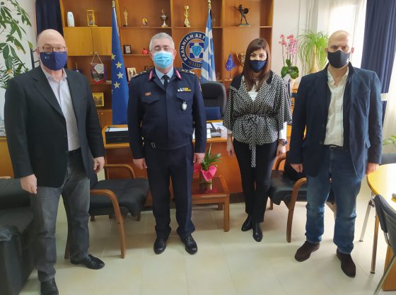 Μπονάνος, Παπαδόπουλος και Χαλιμούρδα στη Γενική Περιφερειακή Αστυνομική Διεύθυνση Δυτικής Ελλάδας