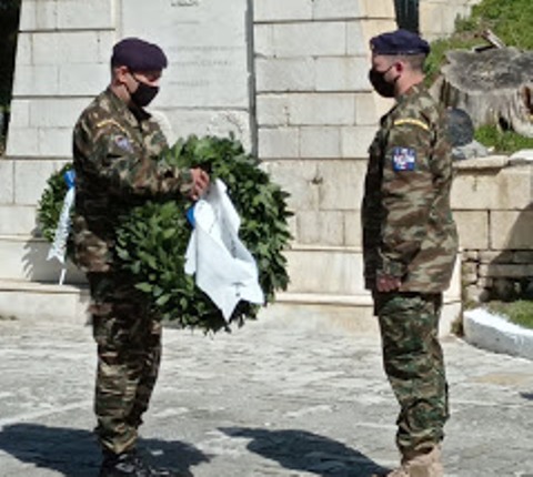 Φόρο τιμής απέδωσε σήμερα,25η Μαρτίου 2021 στην Ι.Π του Μεσολογγίου ο Ανεξάρτητος Σύνδεσμος Εφέδρων Ενόπλων Δυνάμεων