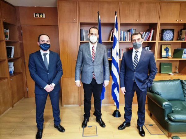 Συνάντηση Ν. Φαρμάκη και Λ. Δημητρογιάννη με τον Υπουργό Περιβάλλοντος και Ενέργειας