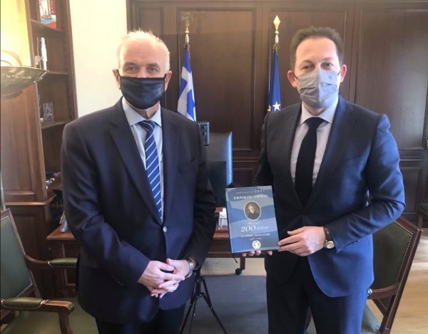 Με τον Αναπληρωτή Υπουργό Εσωτερικών Στέλιο Πέτσα συναντήθηκε ο Κώστας Λύρος