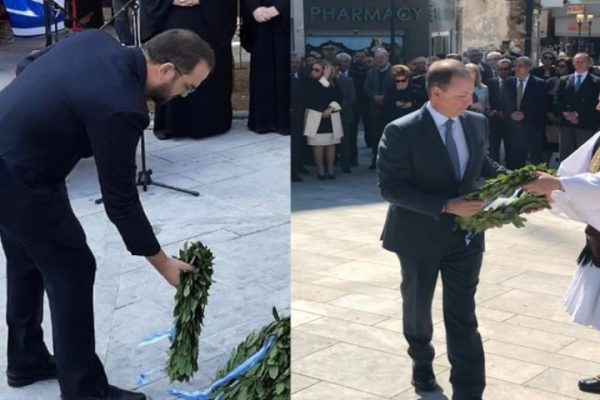 Εορτασμός 25ης Μαρτίου: Λιβανός στο Μεσολόγγι-Φαρμάκης στα Καλάβρυτα