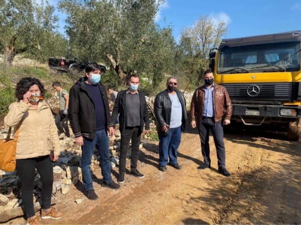 Έργα οδοποιίας στην επαρχιακή οδό Σουπί – Πηγάδια επισκέφθηκε ο Θ. Μαυρομμάτης