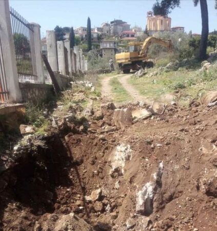 Ξεκίνησαν οι εργασίες για την αποκατάσταση ζημιών του κοιμητηρίου της Κατούνας