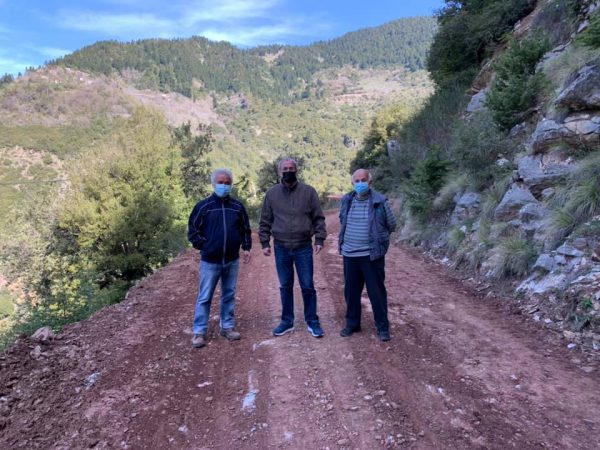 Ο Δήμαρχος Θέρμου ενημερώθηκε για τη συνολική πρόοδο των εργασιών του ορεινού δικτύου