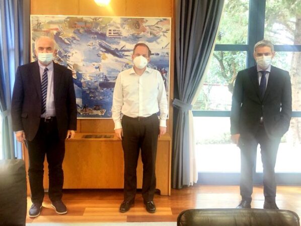 Καραγκούνης και Λύρος συναντήθηκαν με Καραμανλή- Τα ζητήματα υποδομών σε πρώτο πλάνο
