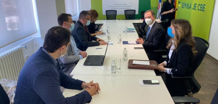 Την προώθηση ελληνικών αγροτικών προϊόντων και επενδύσεων στη Σερβία συζήτησαν ο Σπ. Λιβανός με τον αναπληρωτή πρωθυπουργό και υπ. Γεωργίας