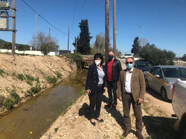 Αυτοψίες Μ.Σαλμά σε έργα καθαρισμού ρεμάτων στο Δήμο Ακτίου – Βόνιτσας