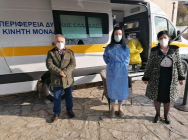 Προληπτικοί έλεγχοι για COVID-19 από την Π.Ε Αιτωλ/νίας παρουσία της Μ. Σαλμά