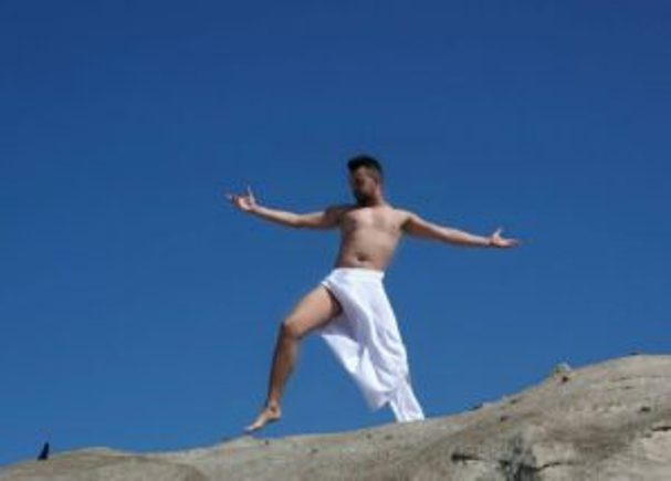 Ο Κων.Μενούνος και οι εντυπωσιακές πόζες του στις Αλυκές Μεσολογγίου