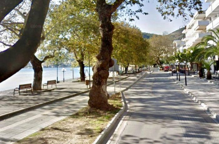 Τίθεται σε εφαρμογή η πεζοδρόμηση της παραλιακής οδού Γριμπόβου