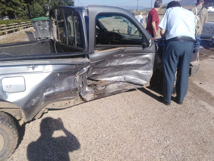 Σφοδρή σύγκρουση οχημάτων στη Στράτο Αγρινίου