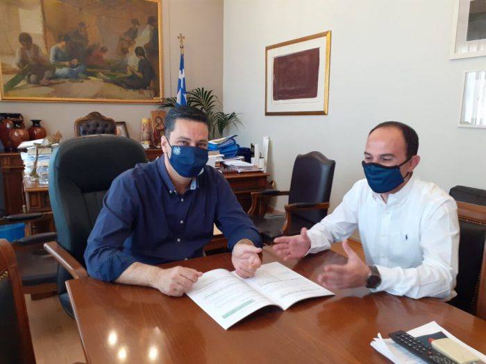 Τα τοπικά σχέδια για την Προσαρμογή στην Κλιματική Αλλαγή επί τάπητος στη συνάντηση Παπαναστασίου – Δημητρογιάννη