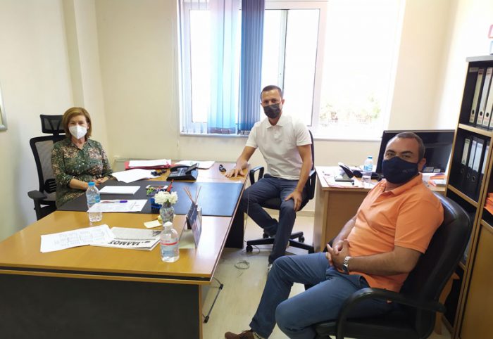 Συνάντηση της Ελένης Φιλιπποπούλου με την διοίκηση του Εμποροβιομηχανικού Συλλόγου Μεσολογγίου