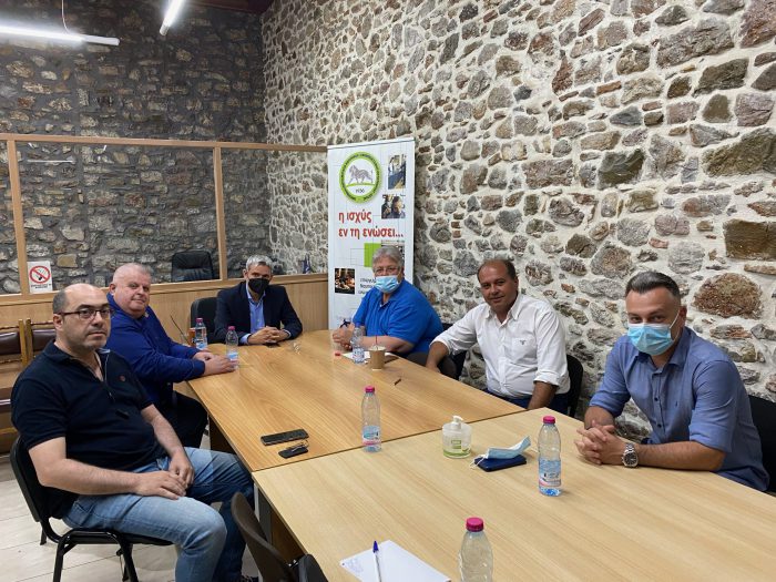 Επίσκεψη Κώστα Καραγκούνη στην Ομοσπονδία εμπόρων Ναυπακτίας’’