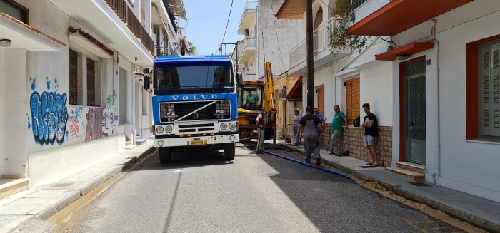 Αγρίνιο:Κλειστή η οδός Πραΐδου λόγω παρεμβάσεων της ΔΕΥΑΑ