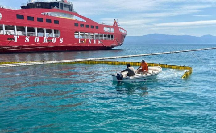 Άσκηση αντιμετώπισης περιστατικού θαλάσσιας ρύπανσης στον Λιμένα Αντιρρίου