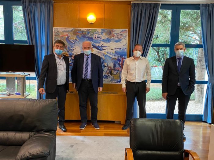 Καραγκούνης και Αποστολάκης στο Υπουργείο Υποδομών για τη δημιουργία ημικόμβου στη θέση Ζευγάρι