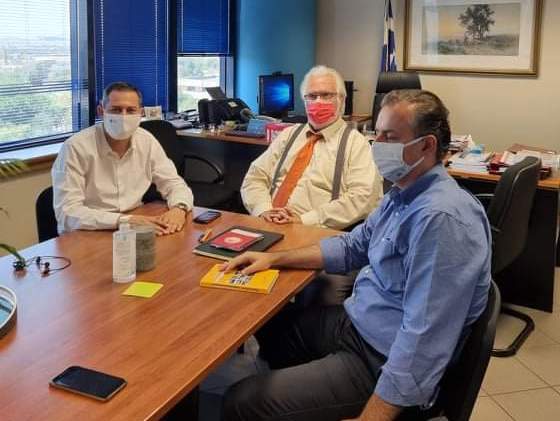 Οι αγροτικές υποδομές στο επίκεντρο της συνάντησης του Θ. Βασιλόπουλου με τον Γενικό Γραμματέα ΥΠΑΑΤ Δ. Παπαγιαννίδη