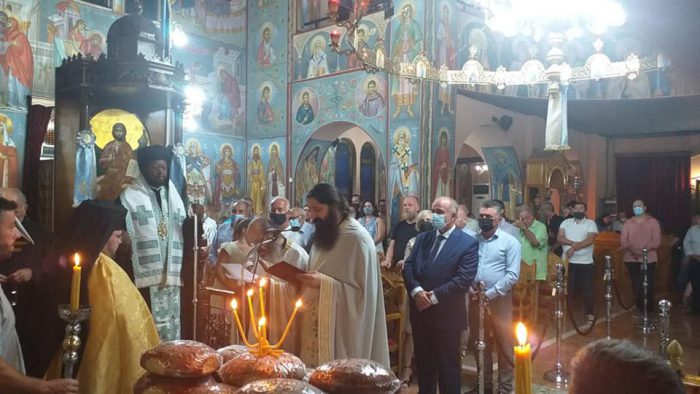 Δισαρχιερατικό συλλείτουργο στον Ι.Ν. Αγίου Γερασίμου Κεφαλοβρύσου Μεσολογγίου