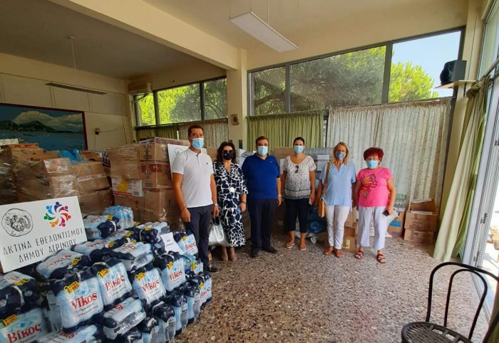 Αποστολη ανθρωπιστικής βοηθειας στην Χαλκίδα από το δήμο Αγρινίου