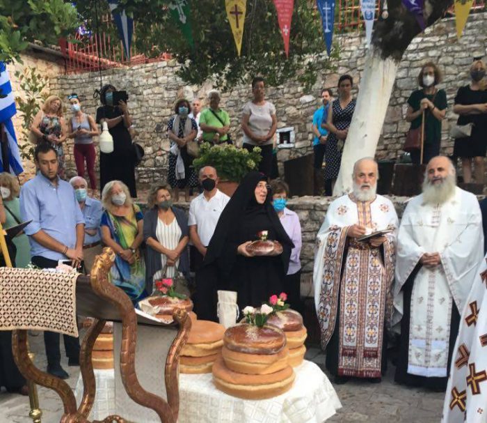 Εορτασμός του Ιωάννη Προδρόμου στο ομώνυμο Μοναστήρι στην Ανάληψη Τριχωνίδας