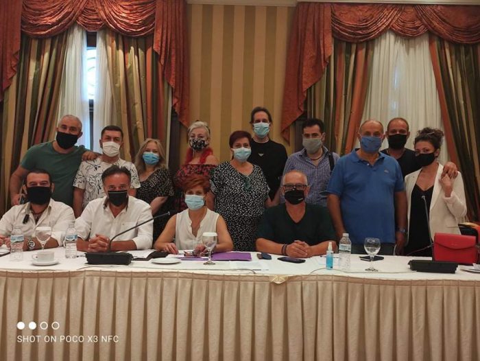 Συνάντηση εκπροσώπων (και του Αγρινίου) της Κ.Ο.Κ.Κ.Κ.Ε στην Περιφερειακή Συνέλευση στη Λάρισα