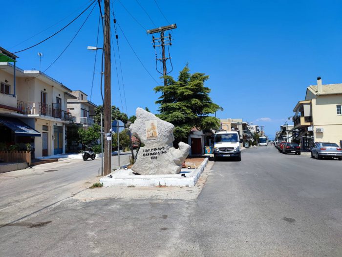 Τοποθετήθηκε το μνημείο με το ανάγλυφο του Γεωργίου Νικολού Βαρνακιώτη στην Βόνιτσα.