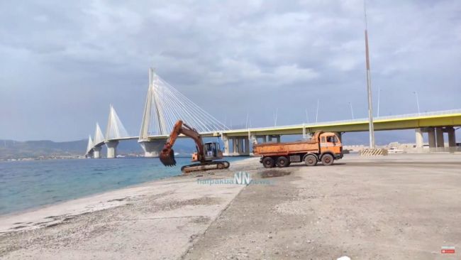 Ξεκίνησε η εκβάθυνση στον προβλήτα του Ρίου