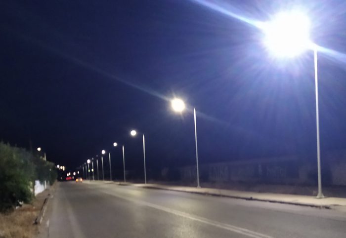 Φωτιστηκαν η Ανατολική και η Δυτική είσοδος του Αιτωλικού
