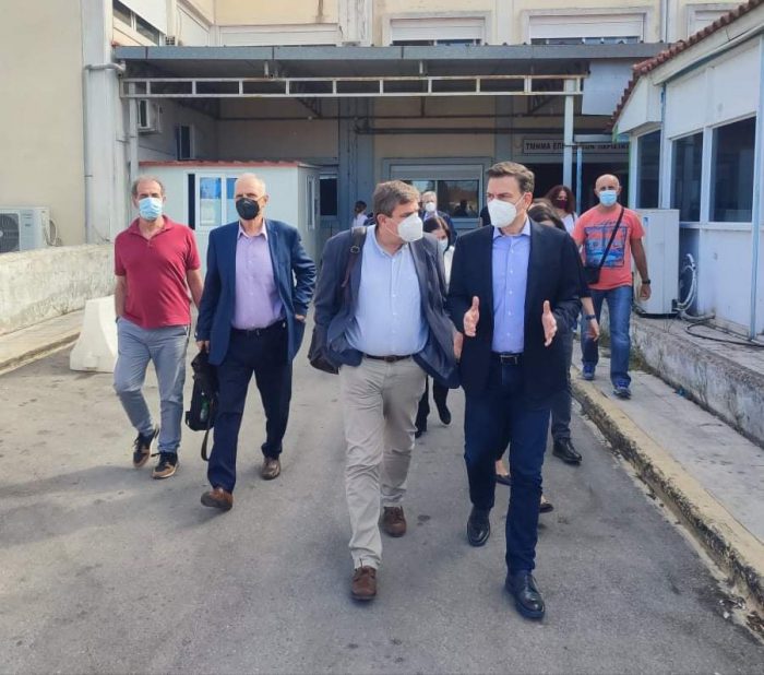 Υγειονομικές δομές της Αιτωλοακαρνανίας επισκέφθηκε σήμερα ο πρ.Υπουργός Υγείας Αν. Ξανθός