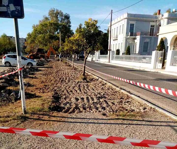 Διαμόρφωση πεζοδρομίων για την ασφάλεια των πολιτών σε Μεσολόγγι, Νεοχώρι και Κατοχή