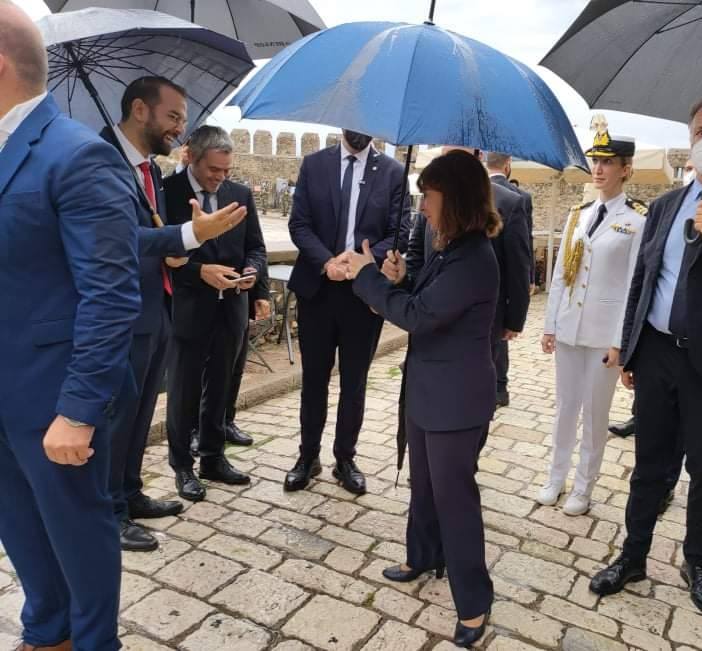 Νάυπακτος: Συνάντηση Φαρμάκη με την Πρόεδρο της Δημοκρατίας