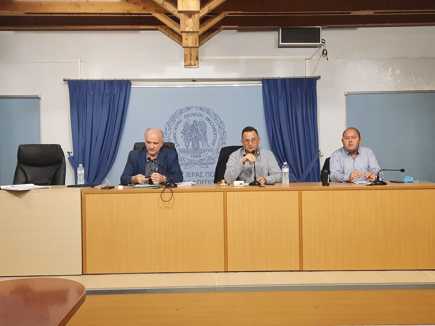 live η συνεδρίαση του Δημοτικού Συμβουλίου Μεσολογγίου