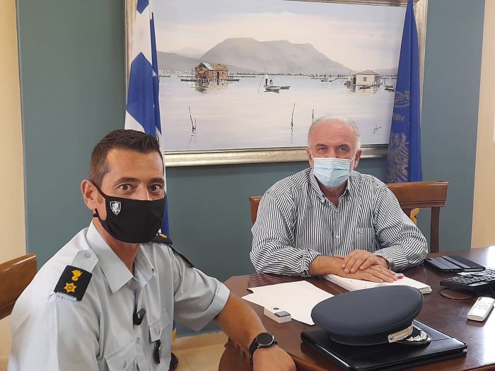 Συνάντηση Κώστα Λύρου με τον Διοικητή της Τροχαίας, Κωνσταντίνο Γκερέκο