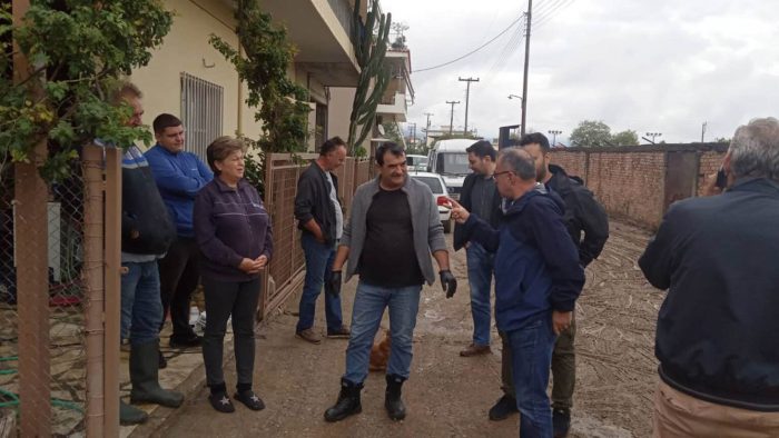 Περιοδεία Παπαναστάση στις πληγείσες περιοχές της Αιτωλοακαρνανίας
