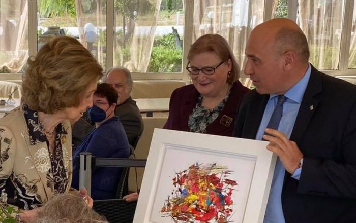 Η Βασίλισσα Σοφία της Ισπανίας στην Έκθεση «ΝΑΥΠΑΚΤΟΣ 1571»