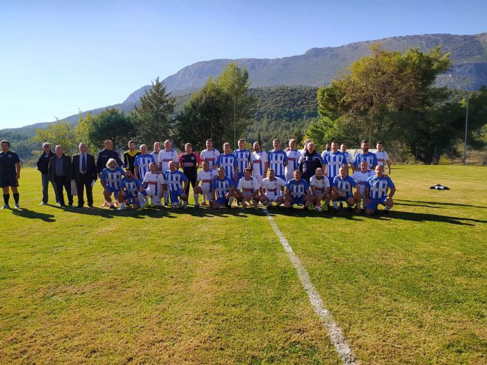 Φιλικός αγώνας των παλαιμάχων Μεσολογγίου στη μνήμη της Μαρίας Μπάθα