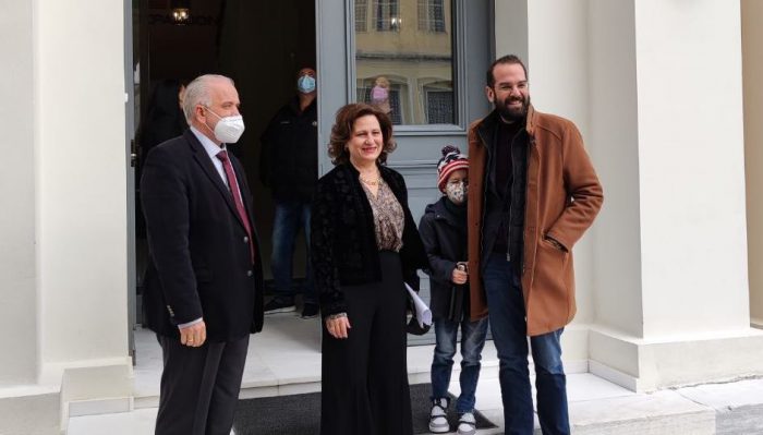 ‘Ανοιξε τις πύλες του το Ξενοκράτειο- Φαρμάκης και Λύρος ξεναγήθηκαν στο μουσείο