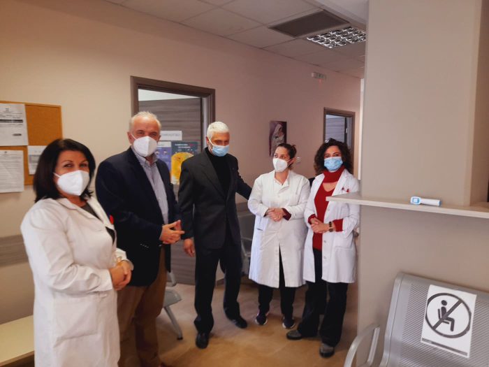 Επίσκεψη Κώστα Λύρου στο Κέντρο Υγείας Ι.Π. Μεσολογγίου