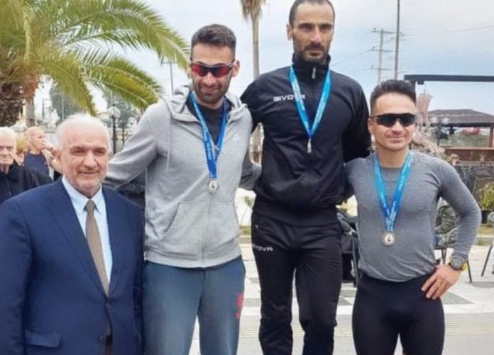 Στο βάθρο ο Αιτωλικιώτης Παναγιώτης Κατσάρης στον αγώνα θυσίας Ντολμά