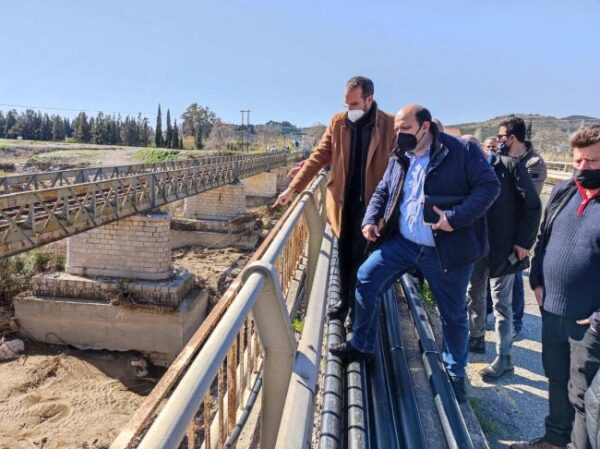 Επισκέψεις του Νεκτάριου Φαρμάκη σε Ρίο και γέφυρα Ευήνου