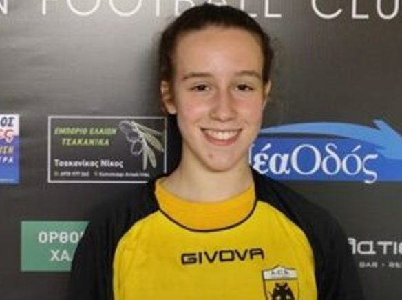 Την 12χρονη Ιόλη Σταυροπούλου απο τους Άτλαντες Αγρινίου, ανακοίνωσε η ΑΕΚ Μεσολογγίου