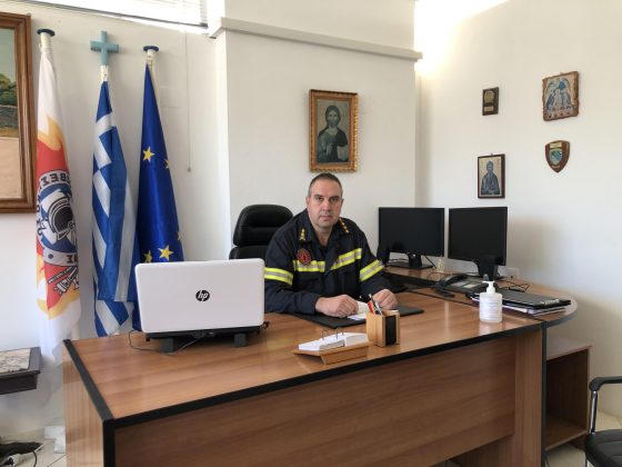 Ο Πύραρχος Χαραλάμπης Παλουκτσόγλου είναι ο νέος Διοικητής της ΔΙ.Π.Υ.Ν. Αιτωλοακαρνανίας