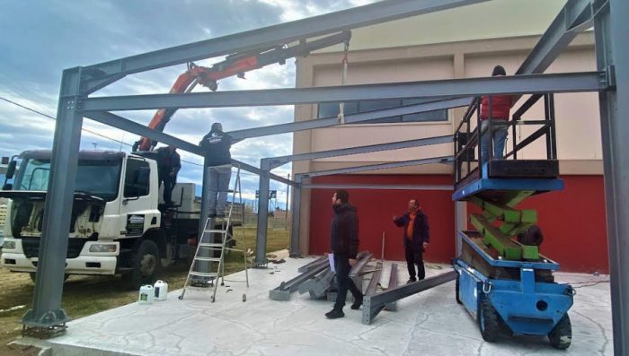 Σε εξέλιξη οι εργασίες κατασκευής του νέου σύγχρονου Προπονητηρίου στο Αντίρριο