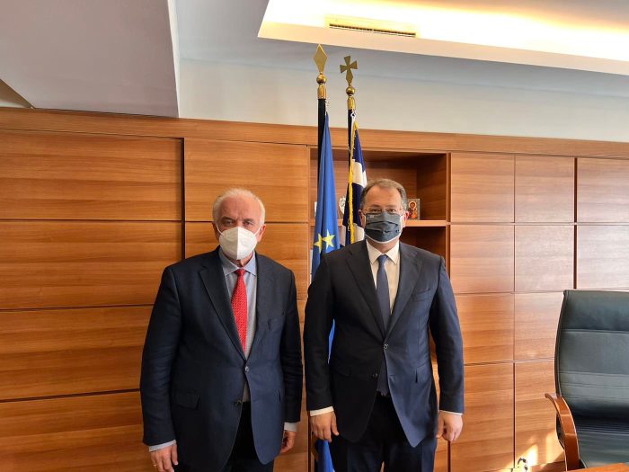 Συνάντηση Δημάρχου Μεσολογγίου Κώστα Λύρου με τον Υφυπουργό ΥΠΑΑΤ