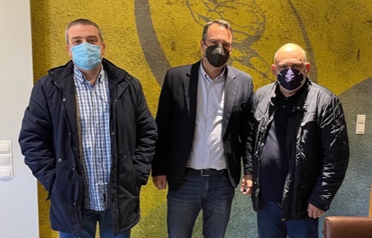 Συνάντηση Θανάση Παπαθανάση με τη Διοίκηση του Παναιτωλικού